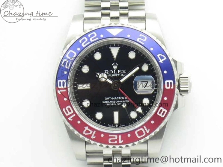 On 126710 A2813 Bracelet Best SS GMT-Master SS BPF Edition Dial Black II Maker BLRO Jubilee 0112